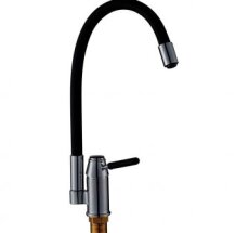 Смес. д/кухни бок/руч шар/гайка, гибк/излив Р58233-6- черный