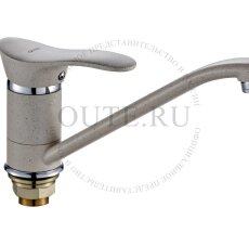 Смес. д/кухни/шар/гайка длин/изл ф35 T0103BK-3 песочн гранит