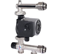 Насосно-смесительная группа (130) с ЖК термометром 20-55С, без насоса STOUT