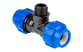 Тройник обжим 25*3/4* 25 нар ПНД VALFEX/Spektr (15/60)