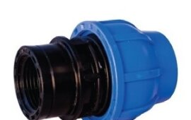 Муфта  обжим ф25*1/2 внутр ПНД PN16 (71гр) (20/100)