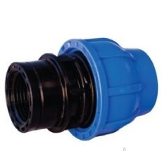 Муфта  обжим ф32*3/4 внутр ПНД PN16 (109гр) (10/50)