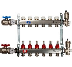 Коллект/группа   6 выходов/нерж STOUT (полный комплект)