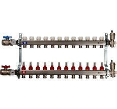 Коллект/группа  12 выходов/нерж STOUT (полный комплект)