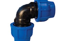 Уголок  обжим ф32*90 ПНД PN16 (184гр) (5/25)