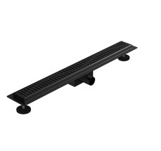 Трап-лоток с гориз выпуском  70мм*700мм (сухой+гидрозатвор) SLD700.01N.BL черный SANLUX (6)