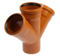 ПП Крестовина 110*110*110*45 наружная (рыжая) ДИГОР (10)