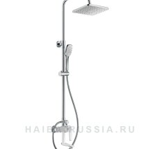 Смес. д/ванны с душ/стойкой шар HB24548-8 белый (4)