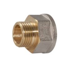 Переходник НИКЕЛЬ 1"1/4 вн * 1/2 нар (SFM052N) ТИМ (5/100)