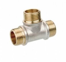 Тройник НИКЕЛЬ 3/4 * 3/4 * 3/4 нар (TM333N) ТИМ (5/50)