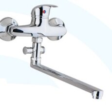 Смес. д/ванны/шар 40мм L-нос 35 см VEGA 1203, 1146 (840-1203) (1/10)