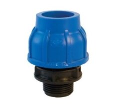 Муфта обжим ф32*1"1/4 нар ПНД PN16 (74гр) (1/50)