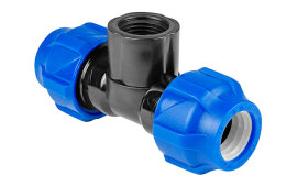 Тройник обжим ф32*3/4* 32 внутр ПНД VALFEX/Spektr (8/40)