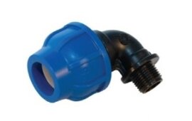 Уголок обжим ф20*3/4 нар ПНД PN16 (50гр) (25/360)