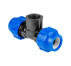 Тройник обжим ф20*1/2* 20 внутр ПНД VALFEX/Spektr (20/100)