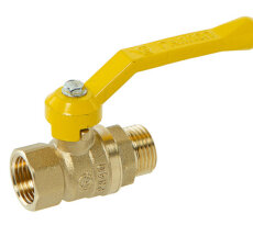 Кран шар/газ ГАЛЛОП Ду15 м/р рыч (аналог 11б27п1) (Стандарт 221) (60)