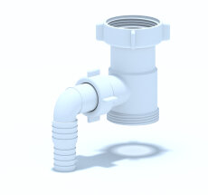 АНИ отвод д/стир машины 1"1/2 * 1"1/2 (М110) (1/40)